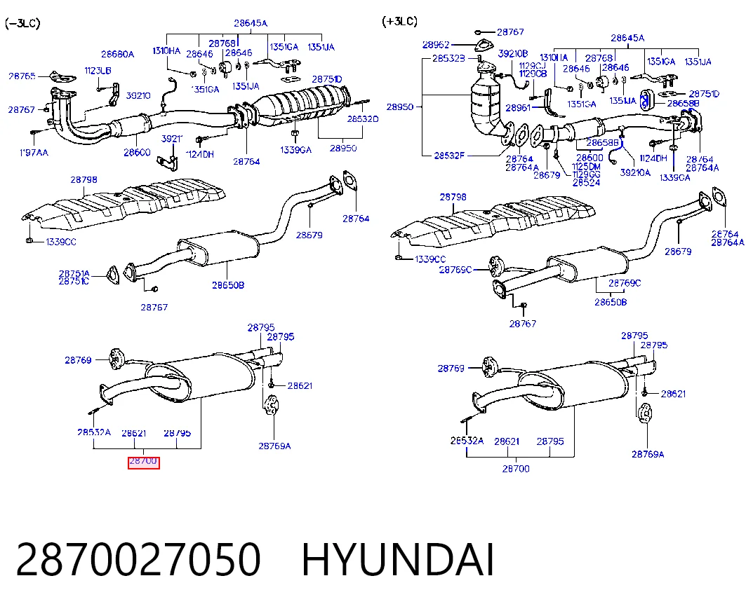 Выхлоп задний Hyundai Coupe I купе (RD) (1996 - 2002) цена, от 15.20 USD