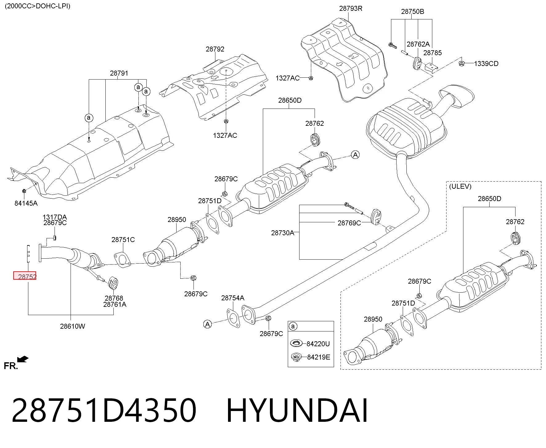 28751D4350 Hyundai/Kia 
