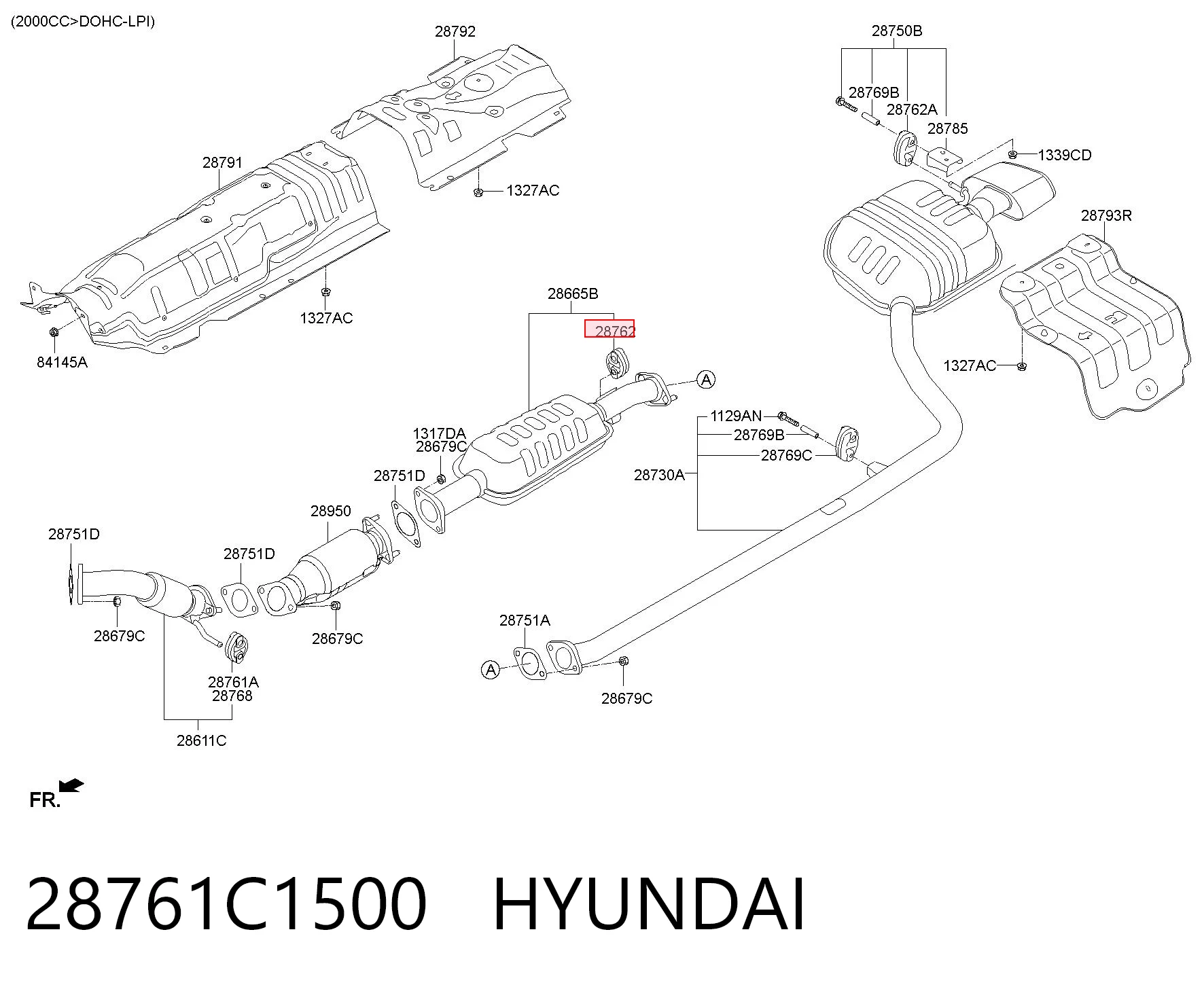 28761C1500 Hyundai/Kia 