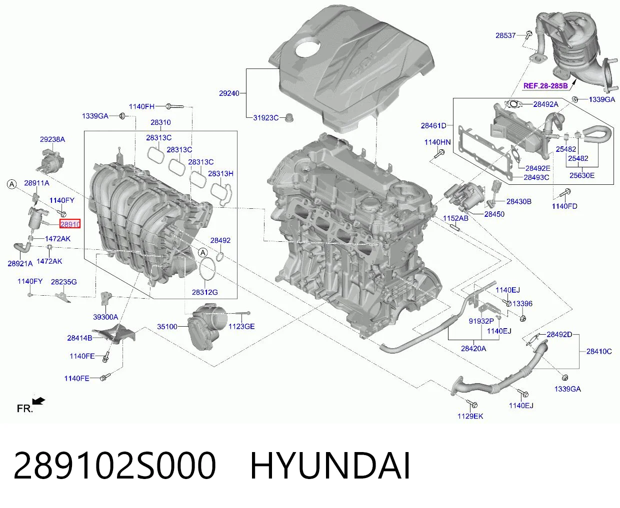289102S000 Hyundai/Kia 