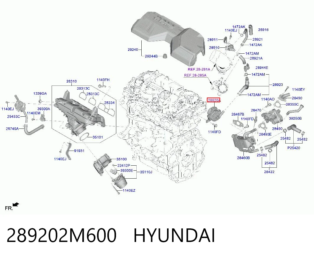 289202M600 Hyundai/Kia 
