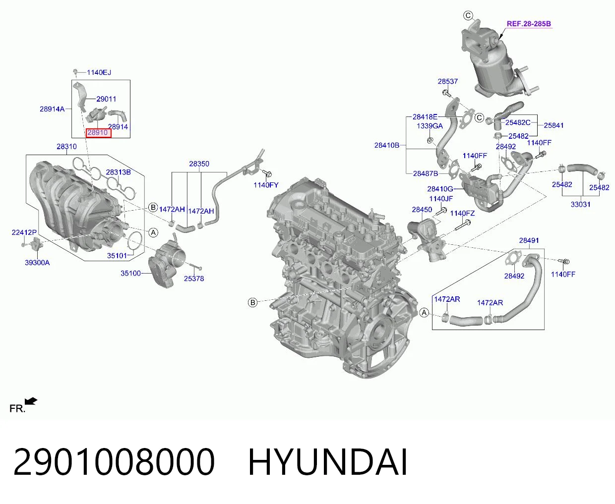 2901008000 Hyundai/Kia 