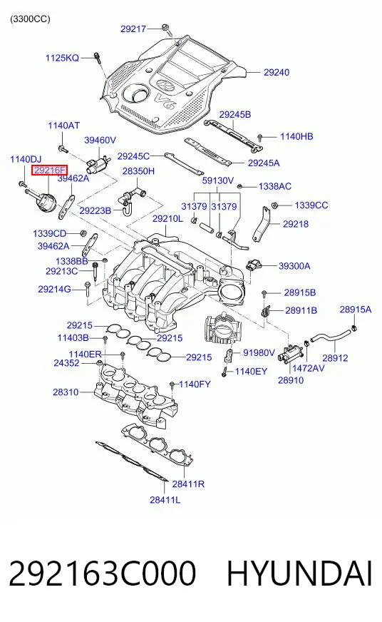 292163C000 Hyundai/Kia 