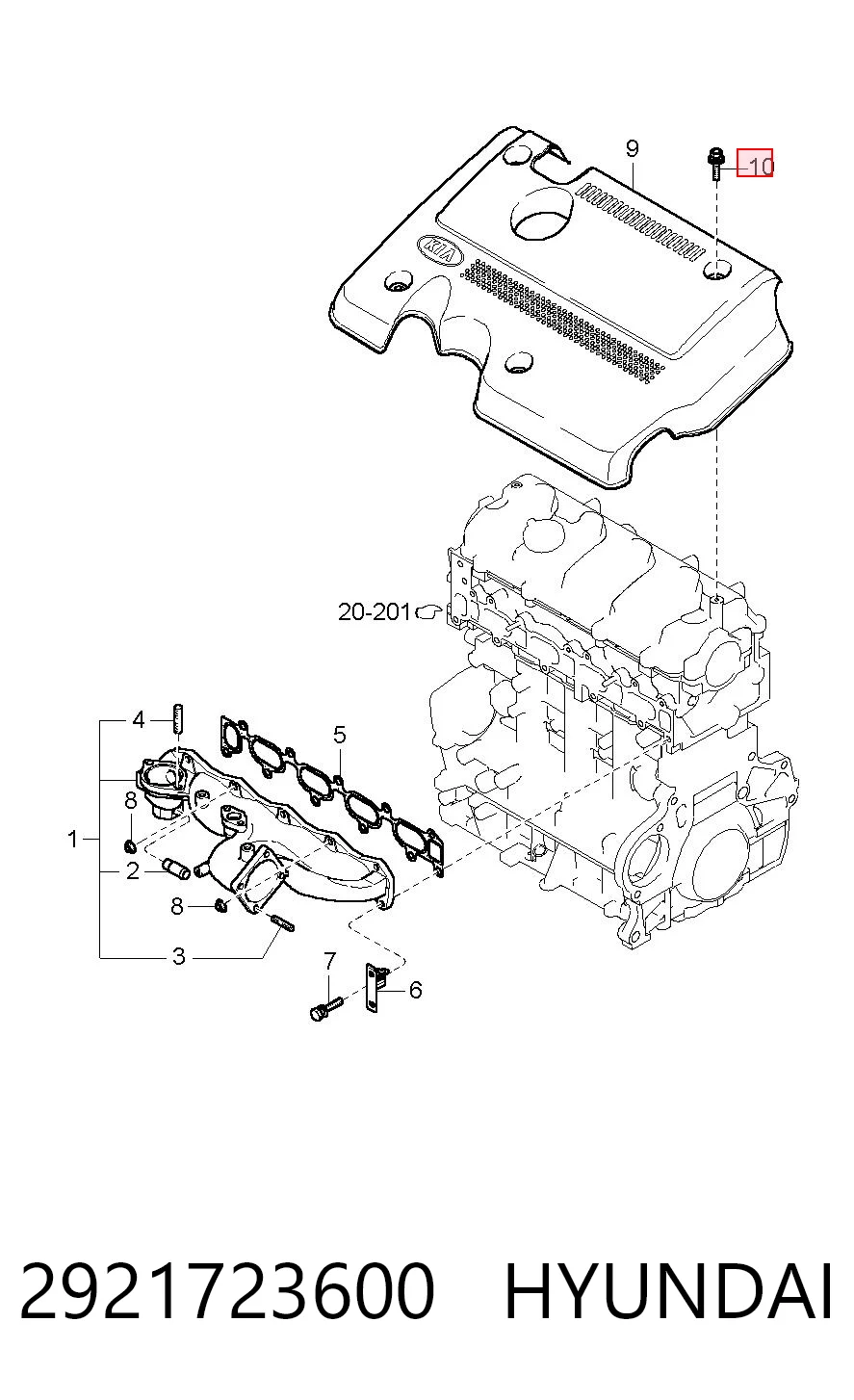 2921723600 Hyundai/Kia 