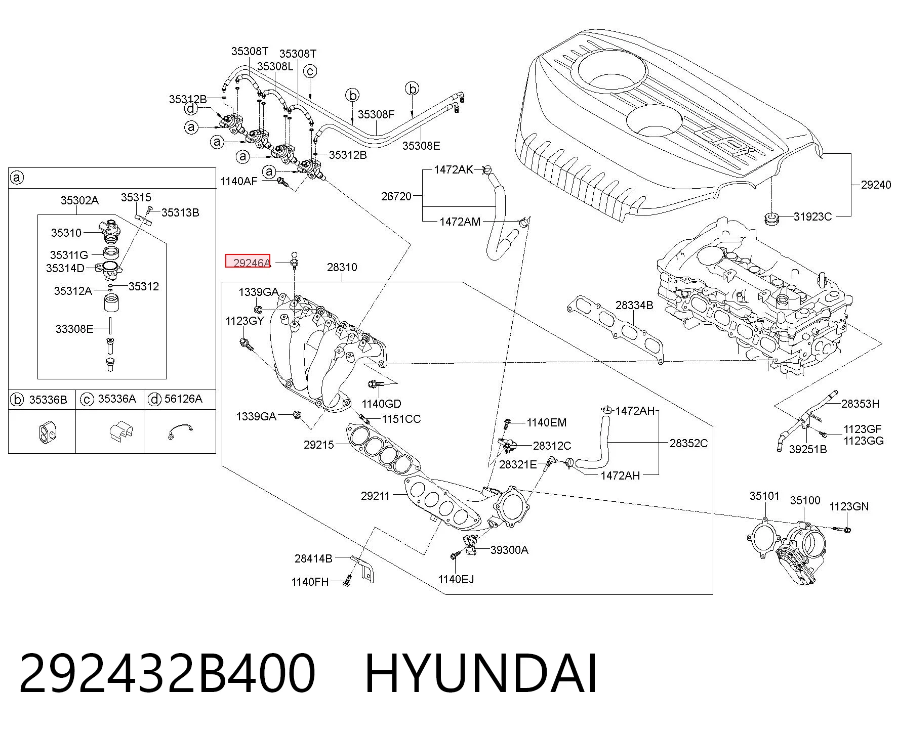 292432B400 Hyundai/Kia 