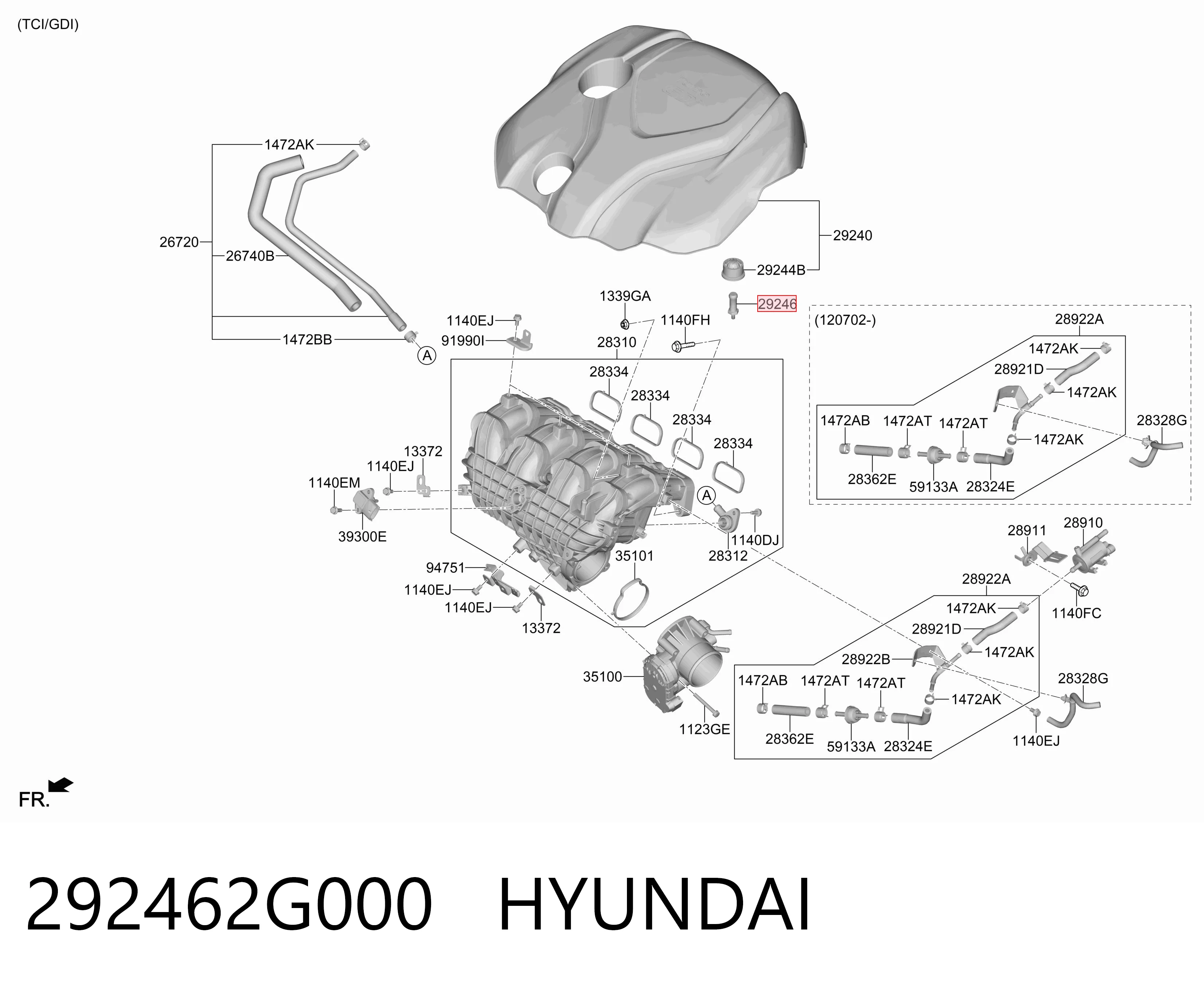292462G000 Hyundai/Kia 