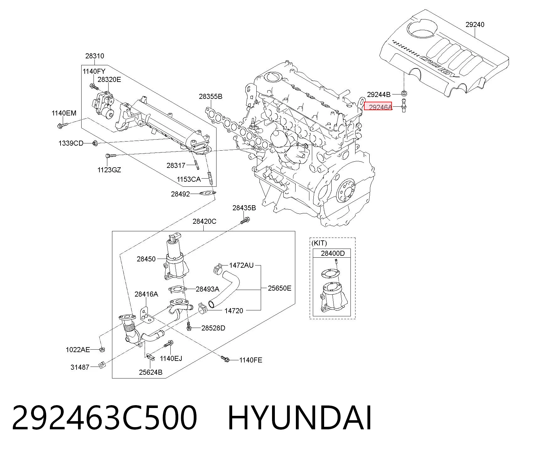 292463C500 Hyundai/Kia 