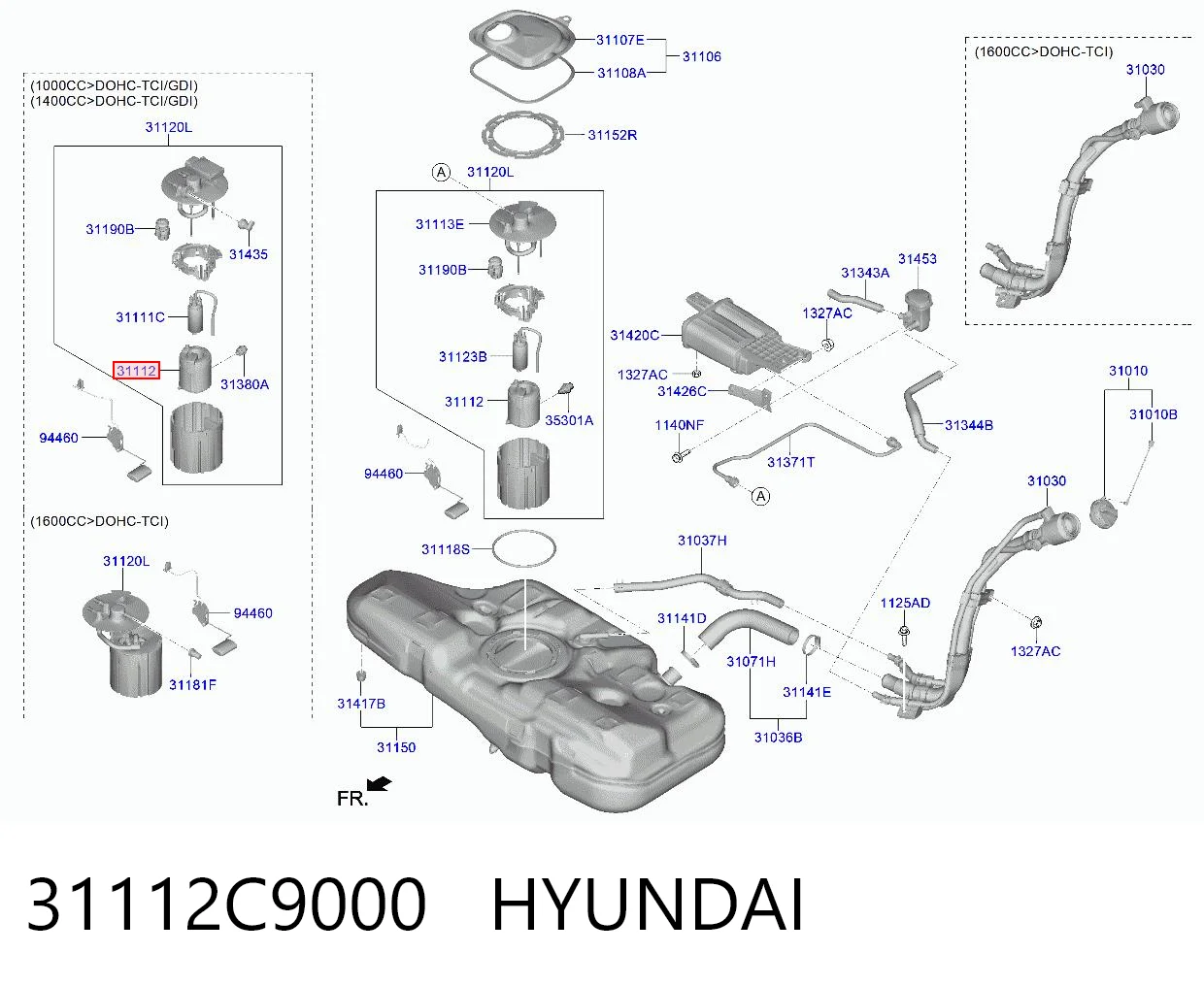 Купить 1609902180 Peugeot/Citroen Фильтр-отстойник топлива грубой очистки