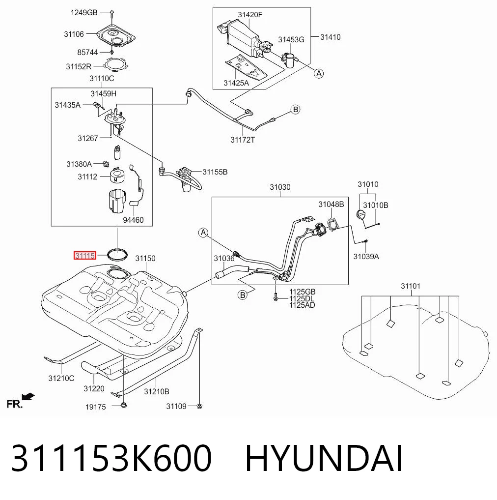 311153K600 Hyundai/Kia 