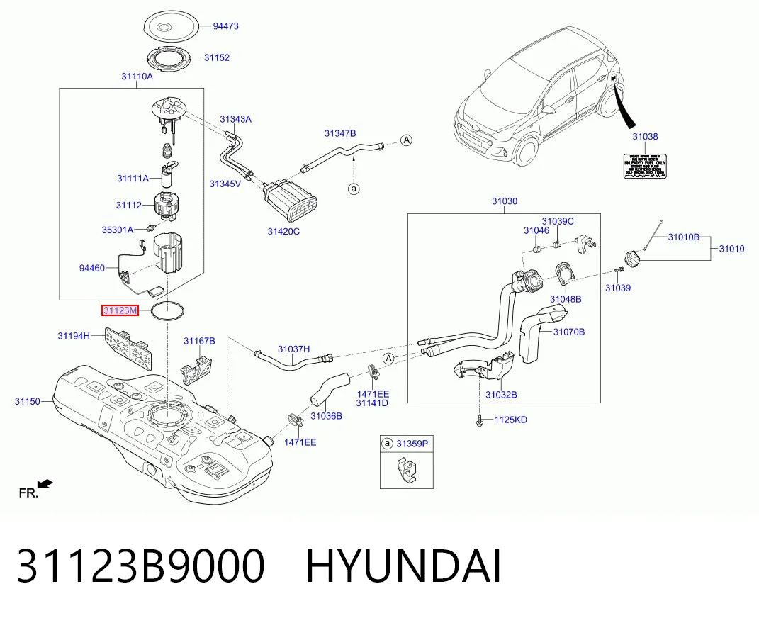 31123B9000 Hyundai/Kia 