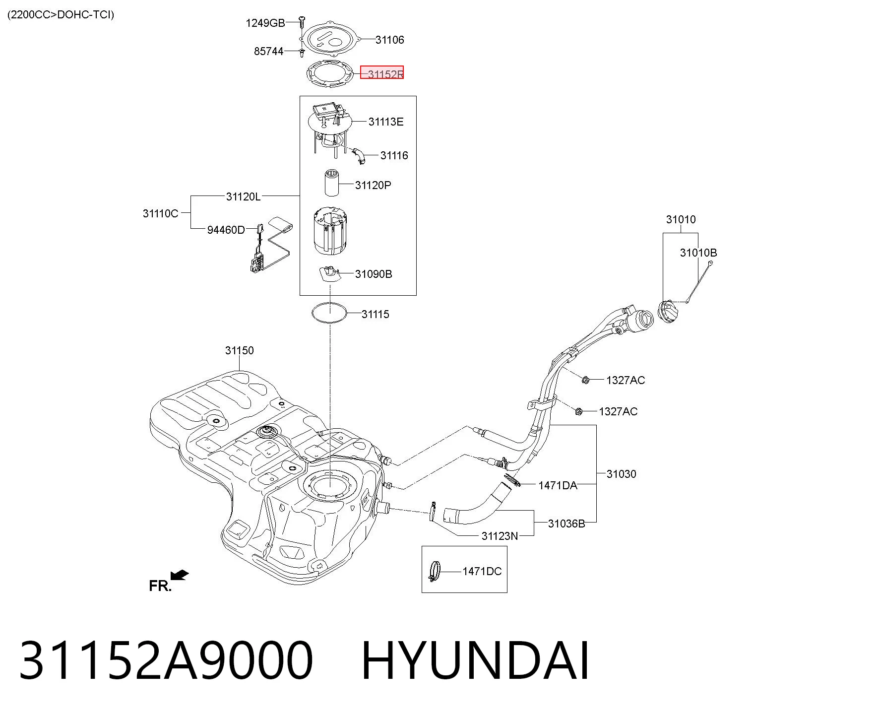 31152A9000 Hyundai/Kia 