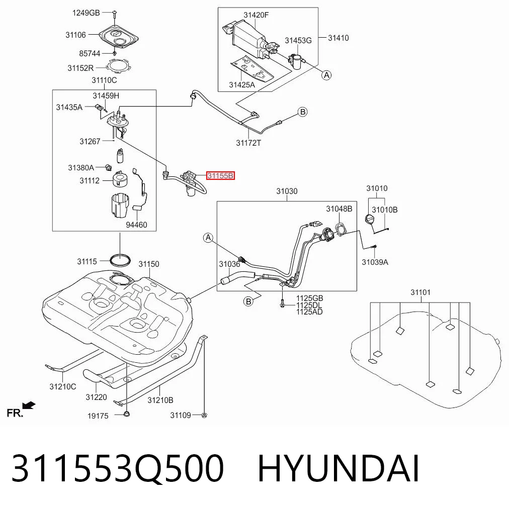 311553Q500 Hyundai/Kia 