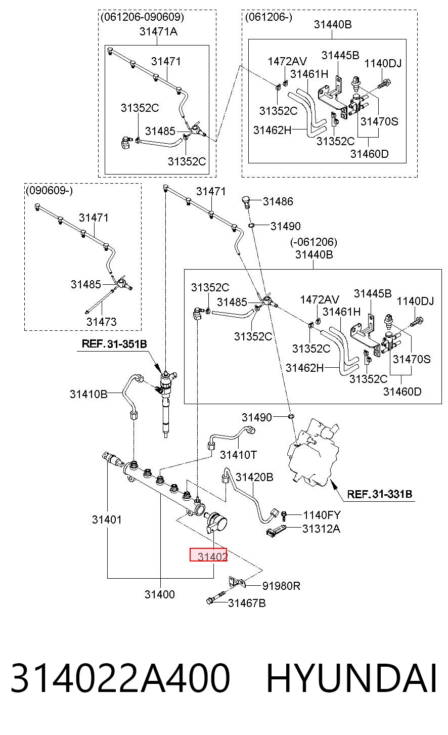 Регулятор давления топлива 5600683995 Renault (RVI)
