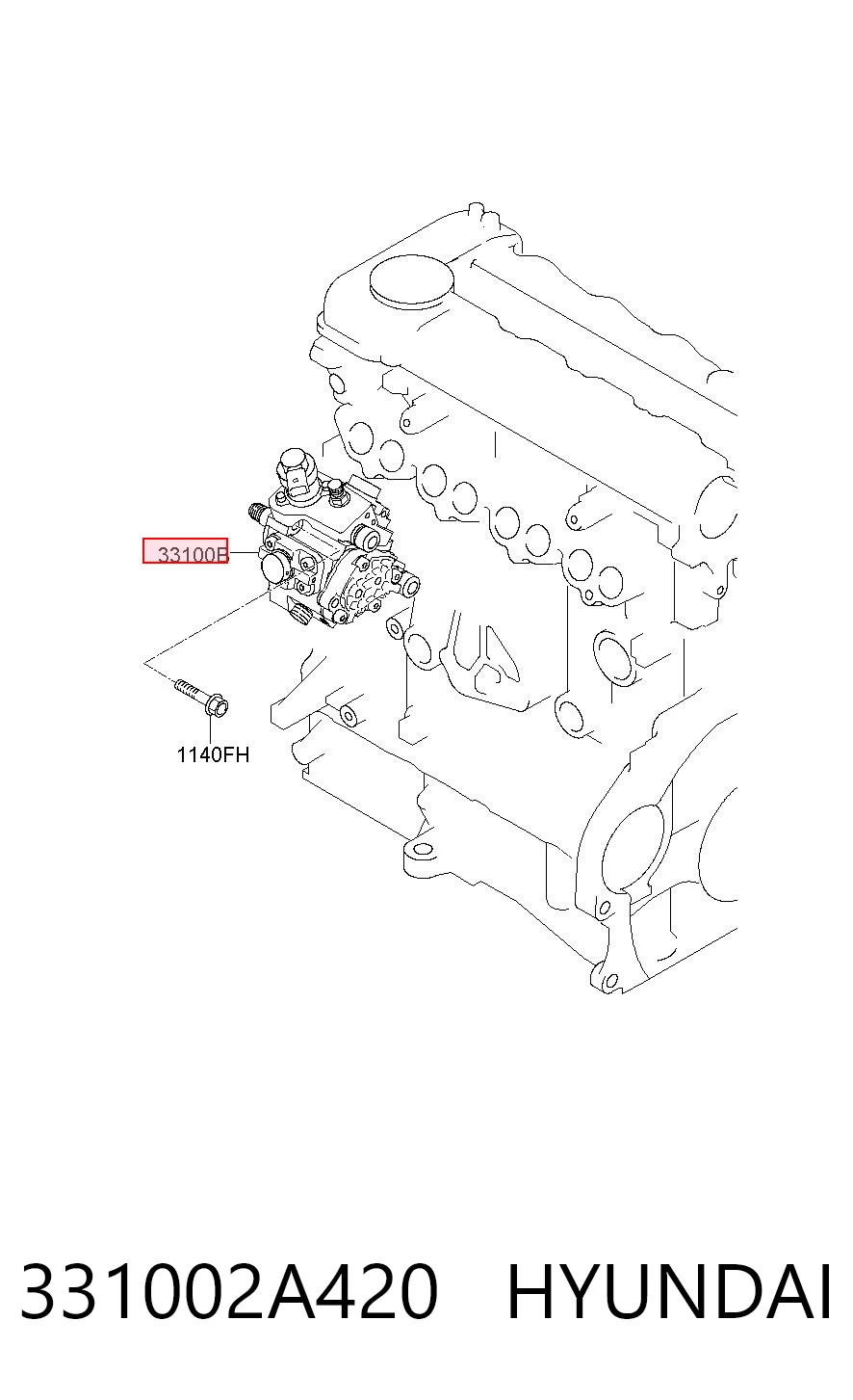 Насос топливный высокого давления (ТНВД) Hyundai Accent IV седан (RB) (2010 - 2014) цена, от 63.35 USD