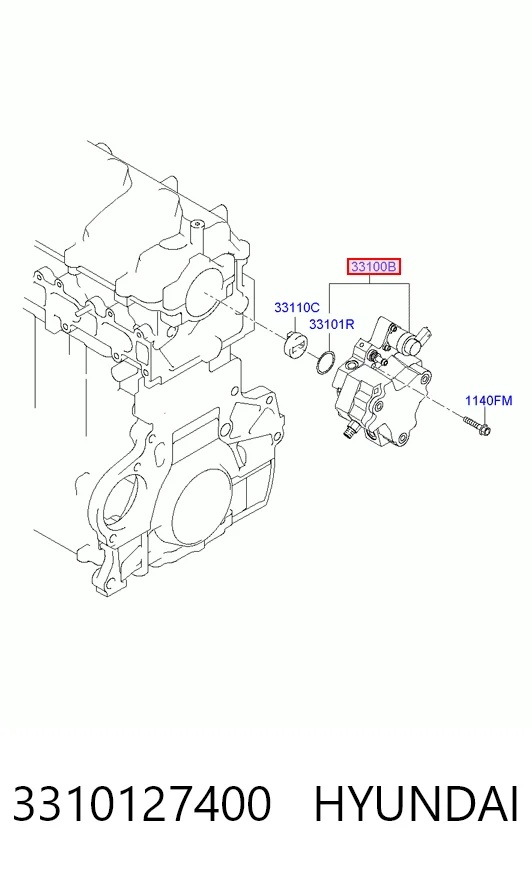 Насос топливный высокого давления Bosch 445010342
