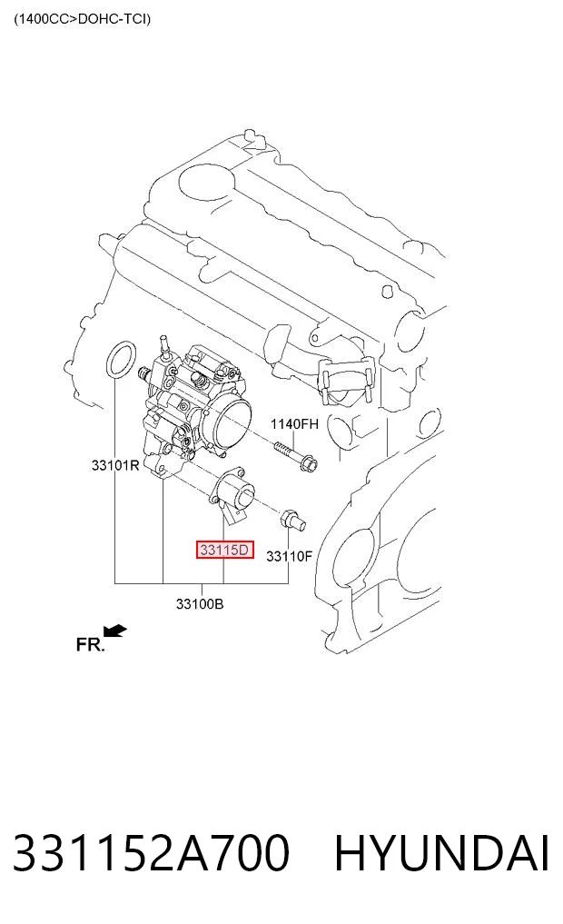 Редукционный клапан ТНВД на Skoda Fabia II 5J2, 542, 572, 582
