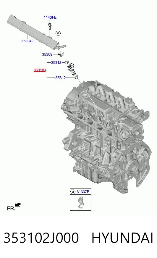 353102J000 Hyundai/Kia Топливные форсунки