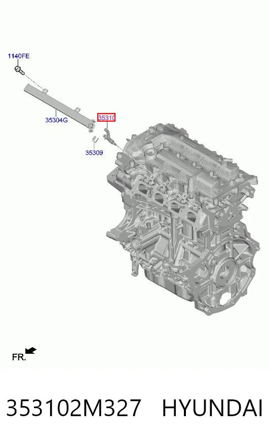 353102M327 Hyundai/Kia Топливные форсунки