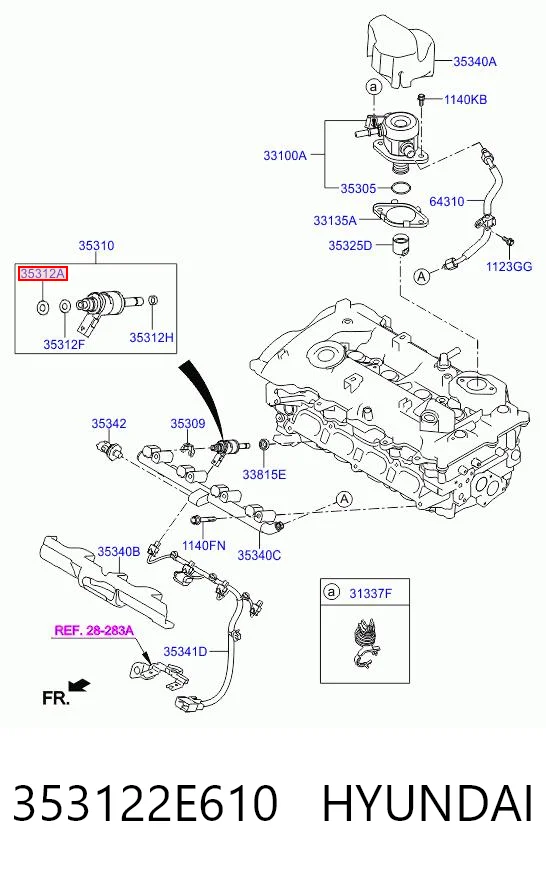 353122E610 Hyundai/Kia 