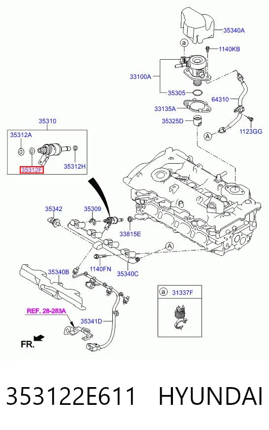 353122E611 Hyundai/Kia 