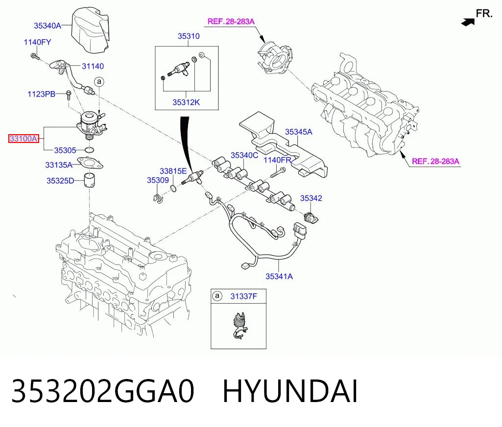ST353202GGA0 SAT Насос топливный высокого давления (ТНВД)