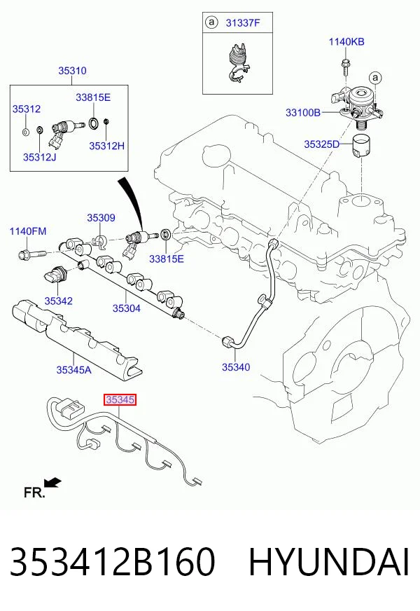 353412B160 Hyundai/Kia 