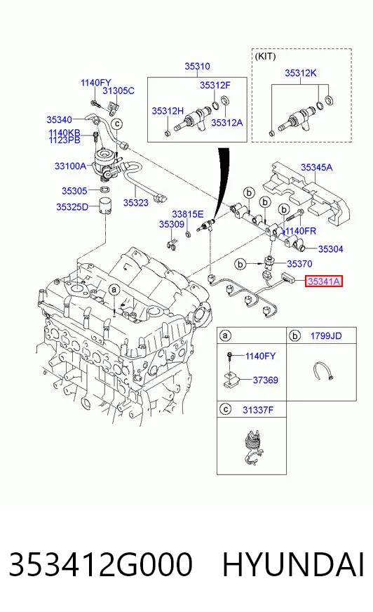 353412G000 Hyundai/Kia 