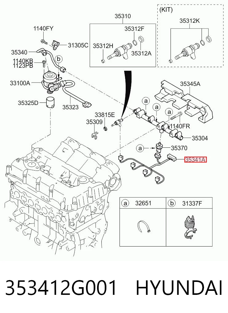 353412G001 Hyundai/Kia 