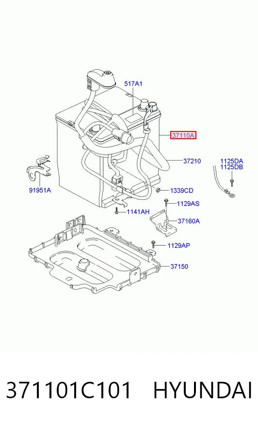 Купить 288000T030 Toyota Батарея аккумуляторная