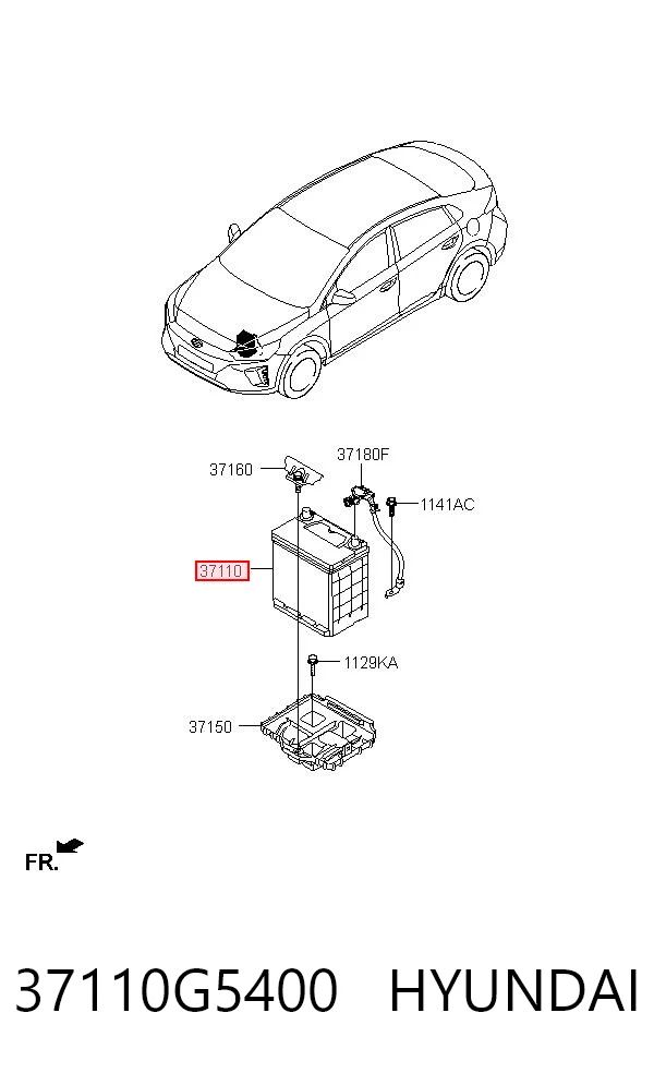3711005100 Chrysler Аккумуляторная батарея