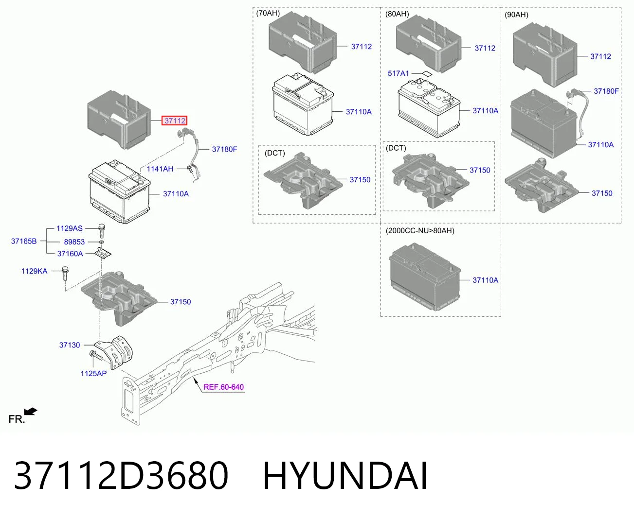 37112D3680 Hyundai/Kia 