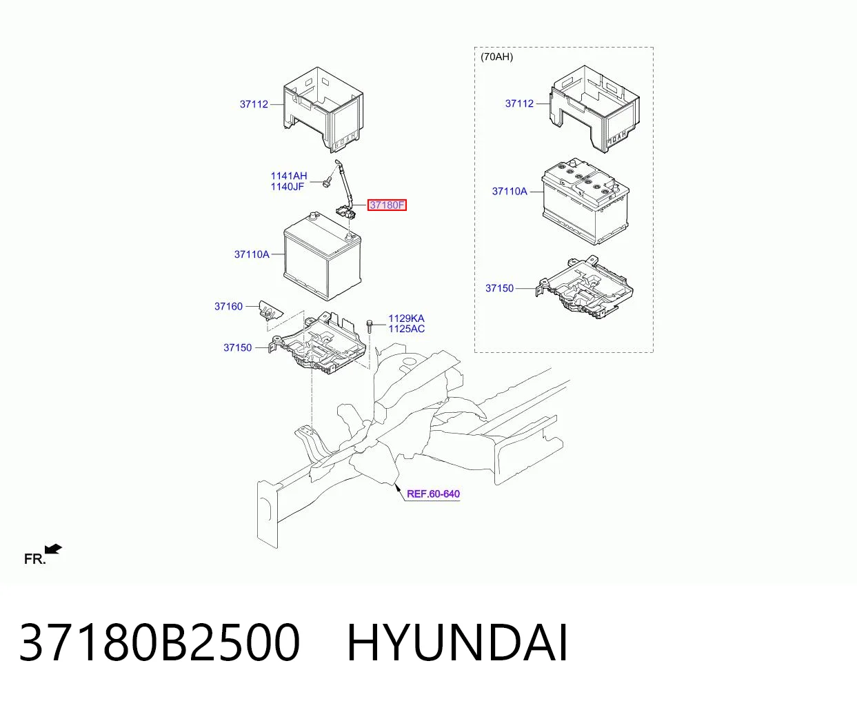 37180B2500 Hyundai/Kia 