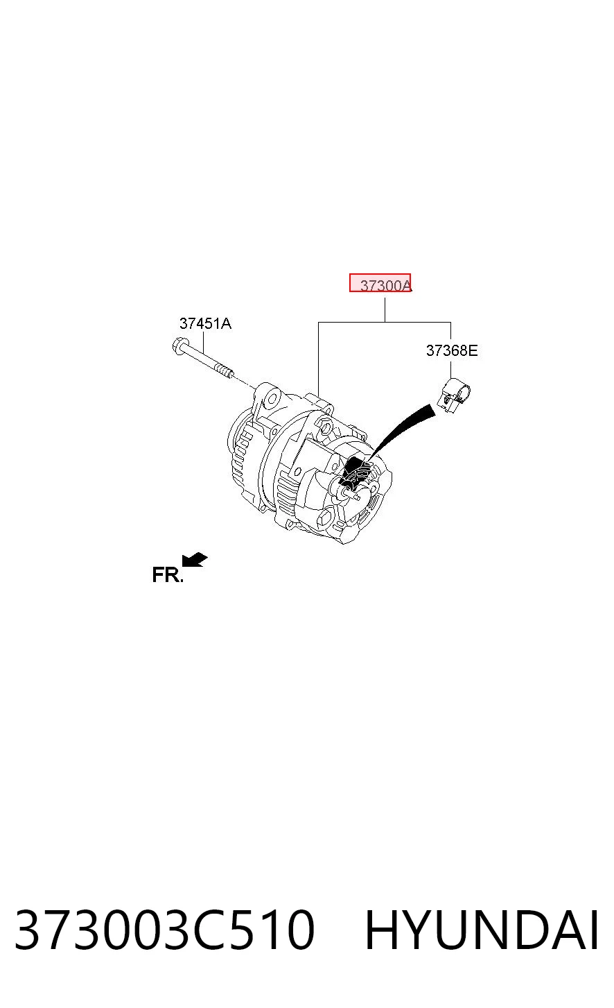 373003C510 Hyundai/Kia Генератор автомобильный