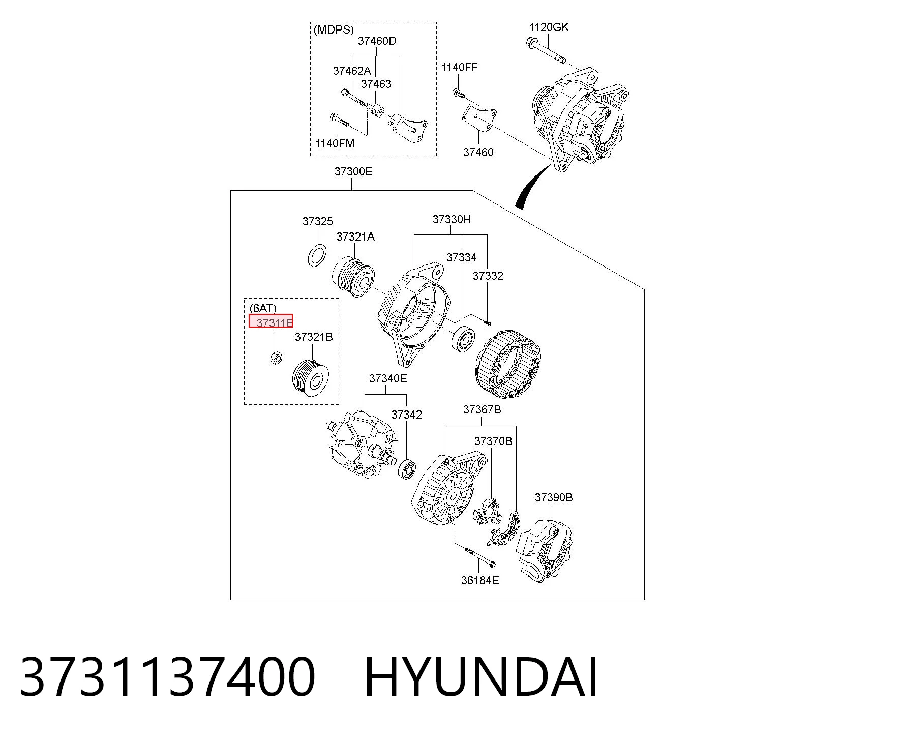 3731137400 Hyundai/Kia 