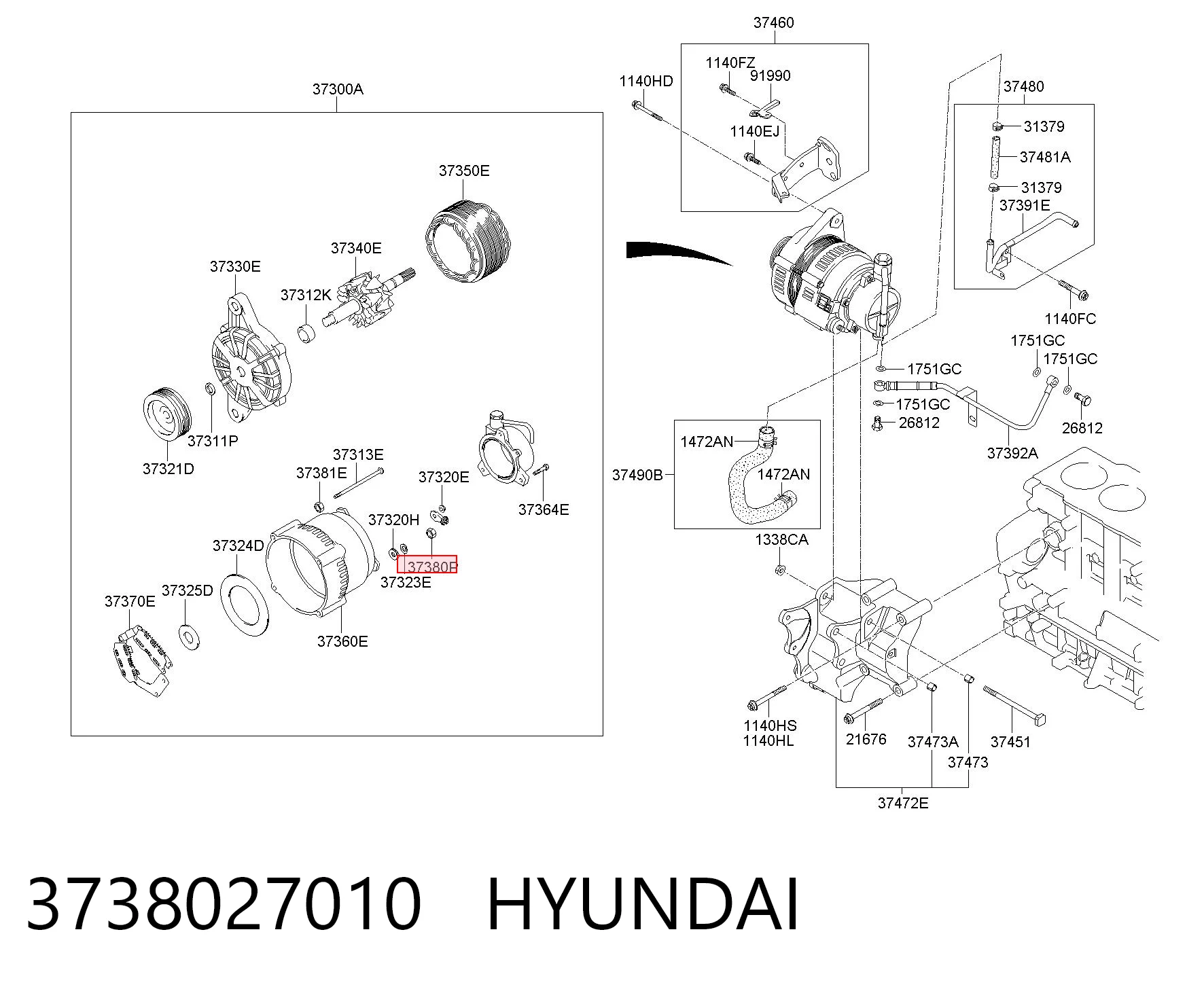 3738027010 Hyundai/Kia