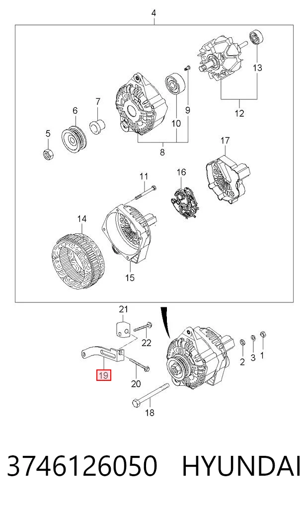 3746126050 Hyundai/Kia 