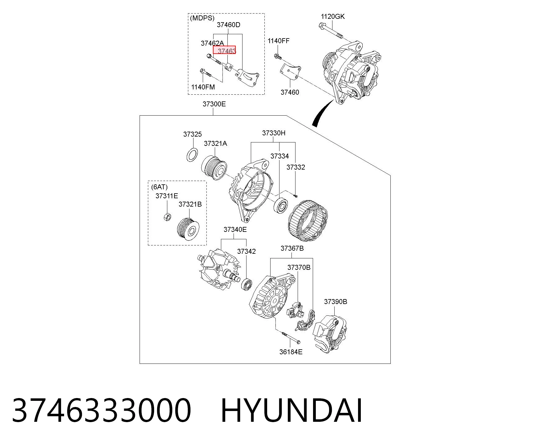 3746333000 Hyundai/Kia 