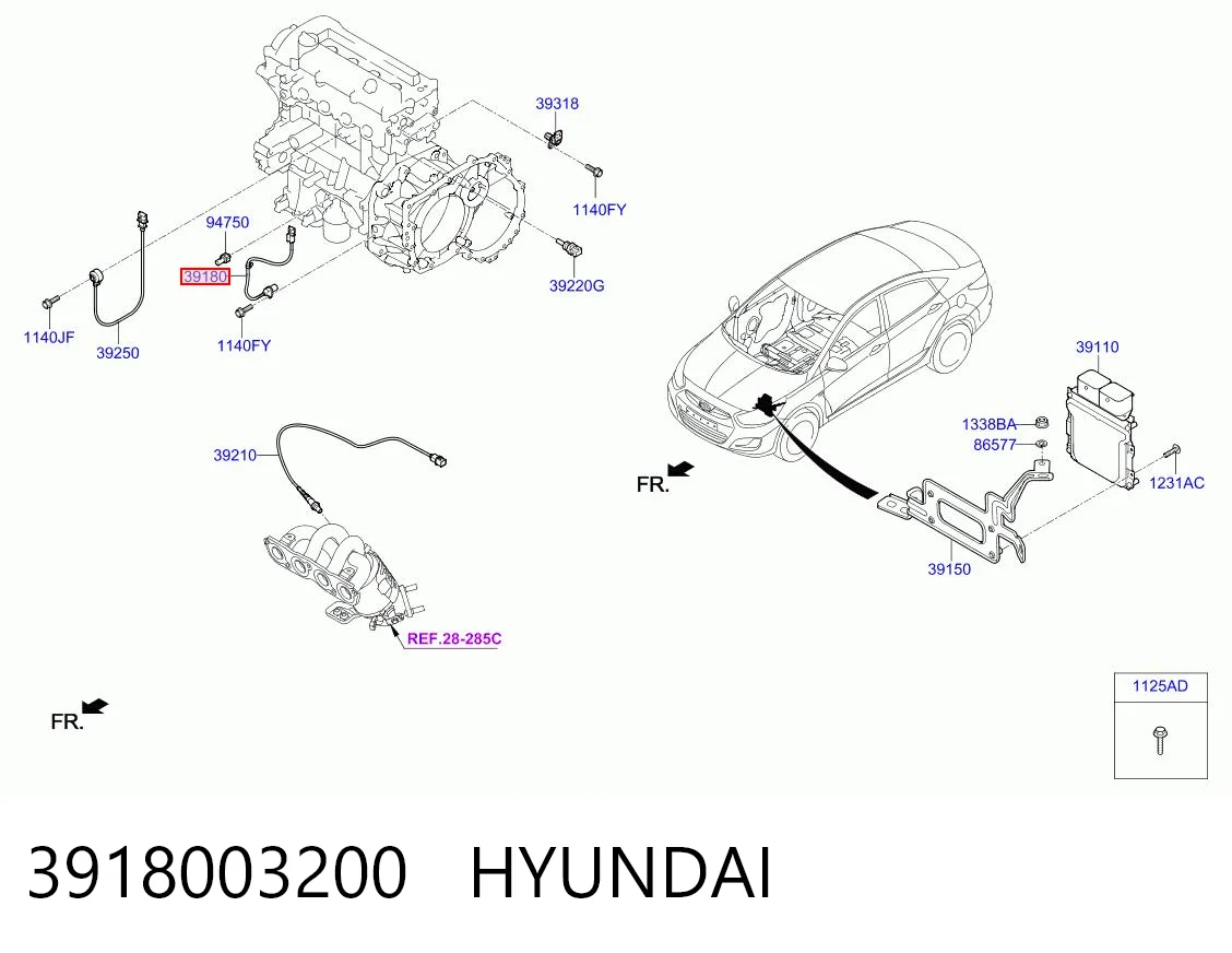 3918003200 Hyundai/Kia ДПКВ