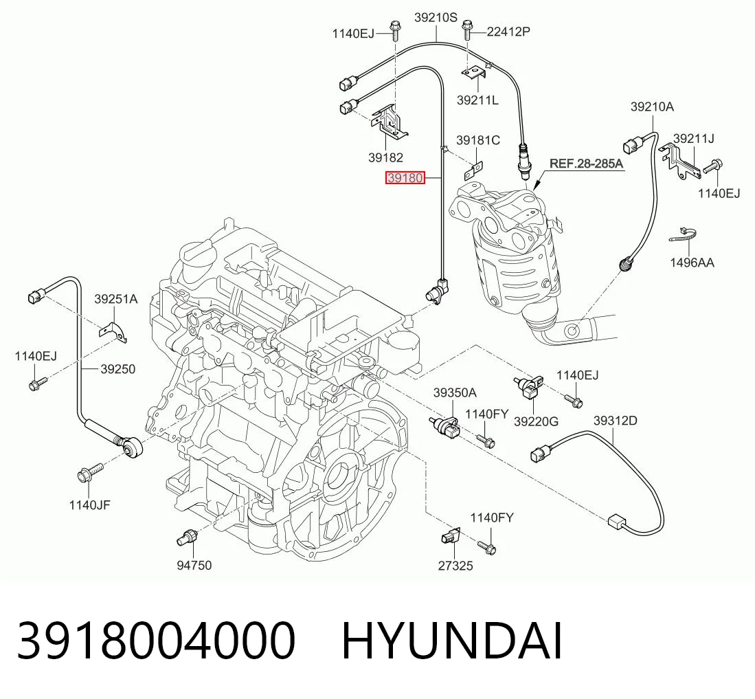 3918004000 Hyundai/Kia ДПКВ