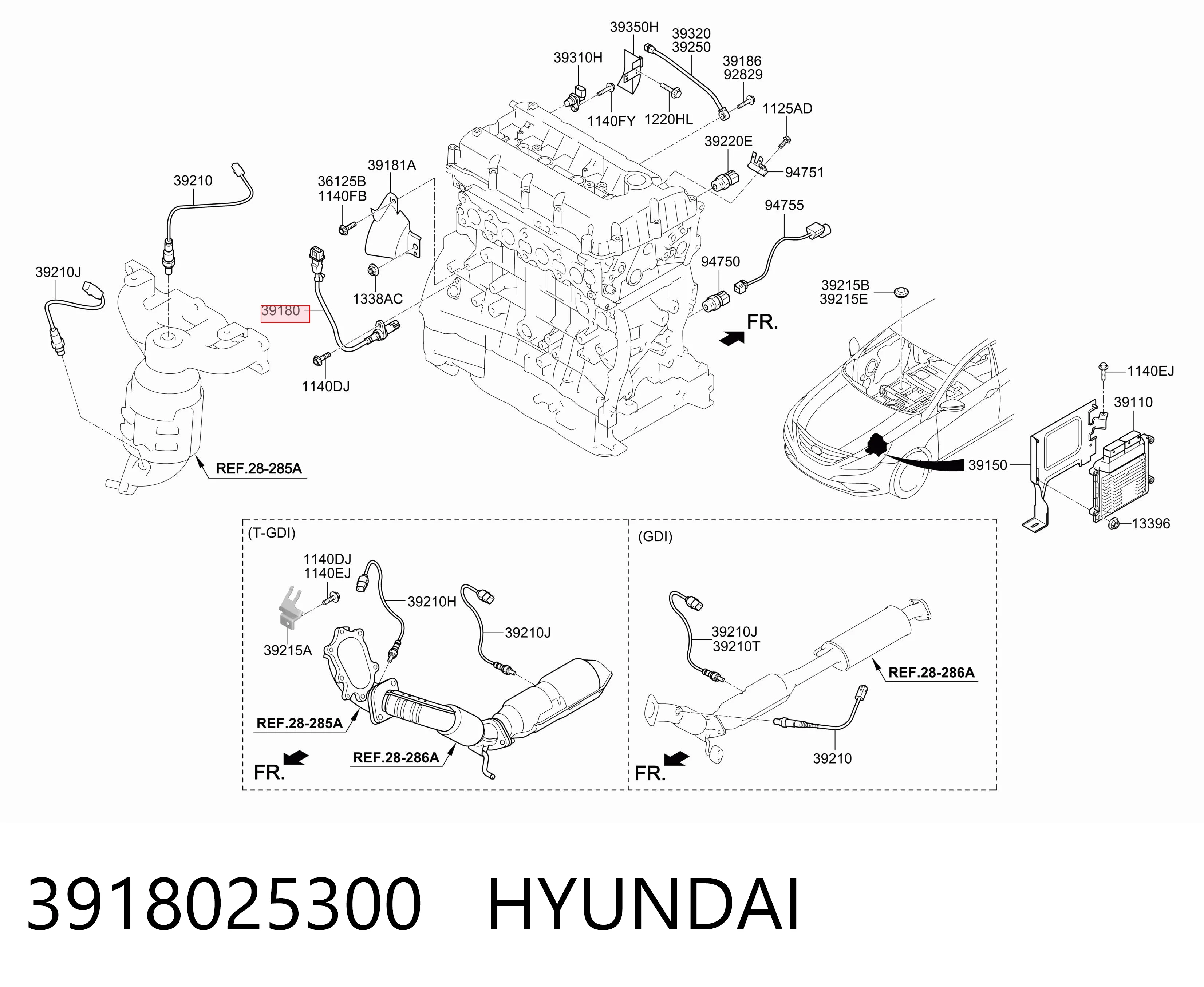 3918025300 Hyundai/Kia ДПКВ