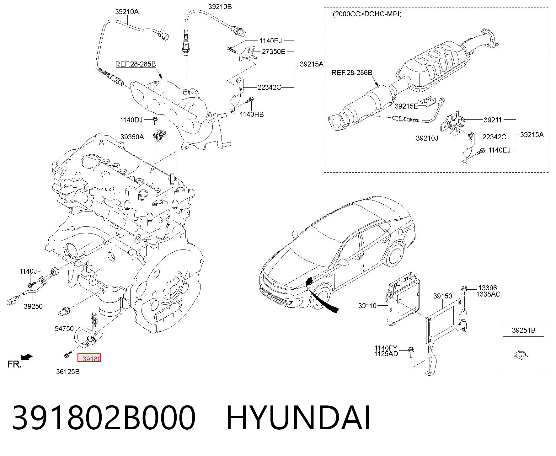 391802B000 Hyundai/Kia ДПКВ