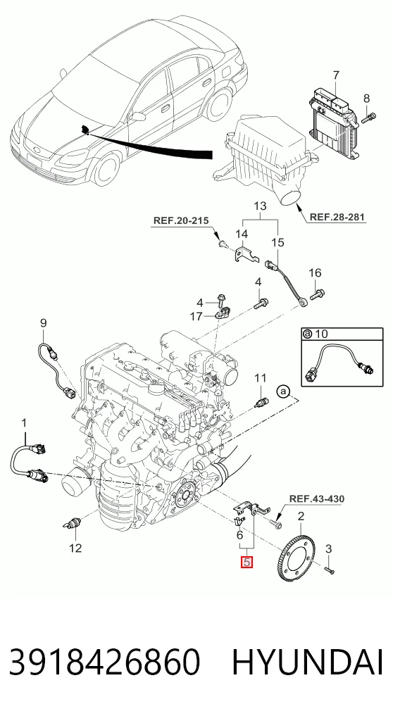 3918426860 Hyundai/Kia