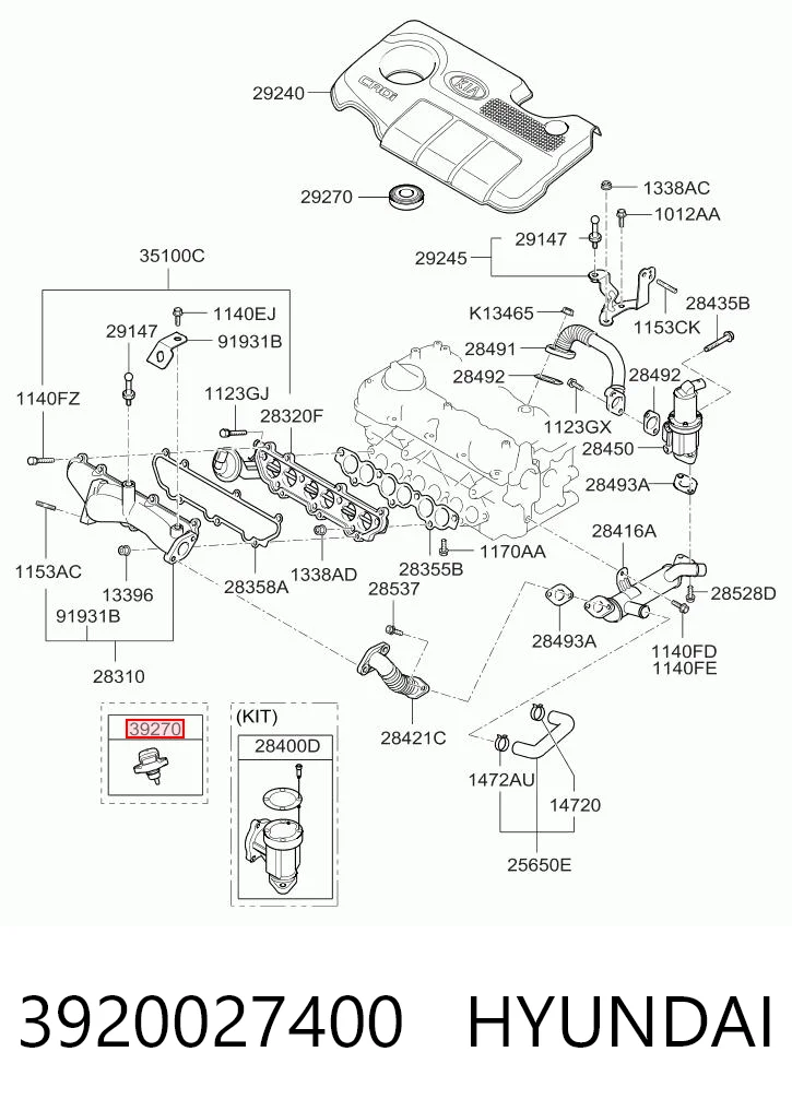 3920027400 Hyundai/Kia 