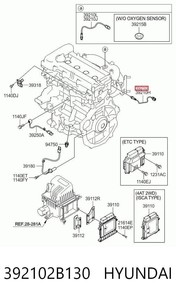 392102B130 Hyundai/Kia 