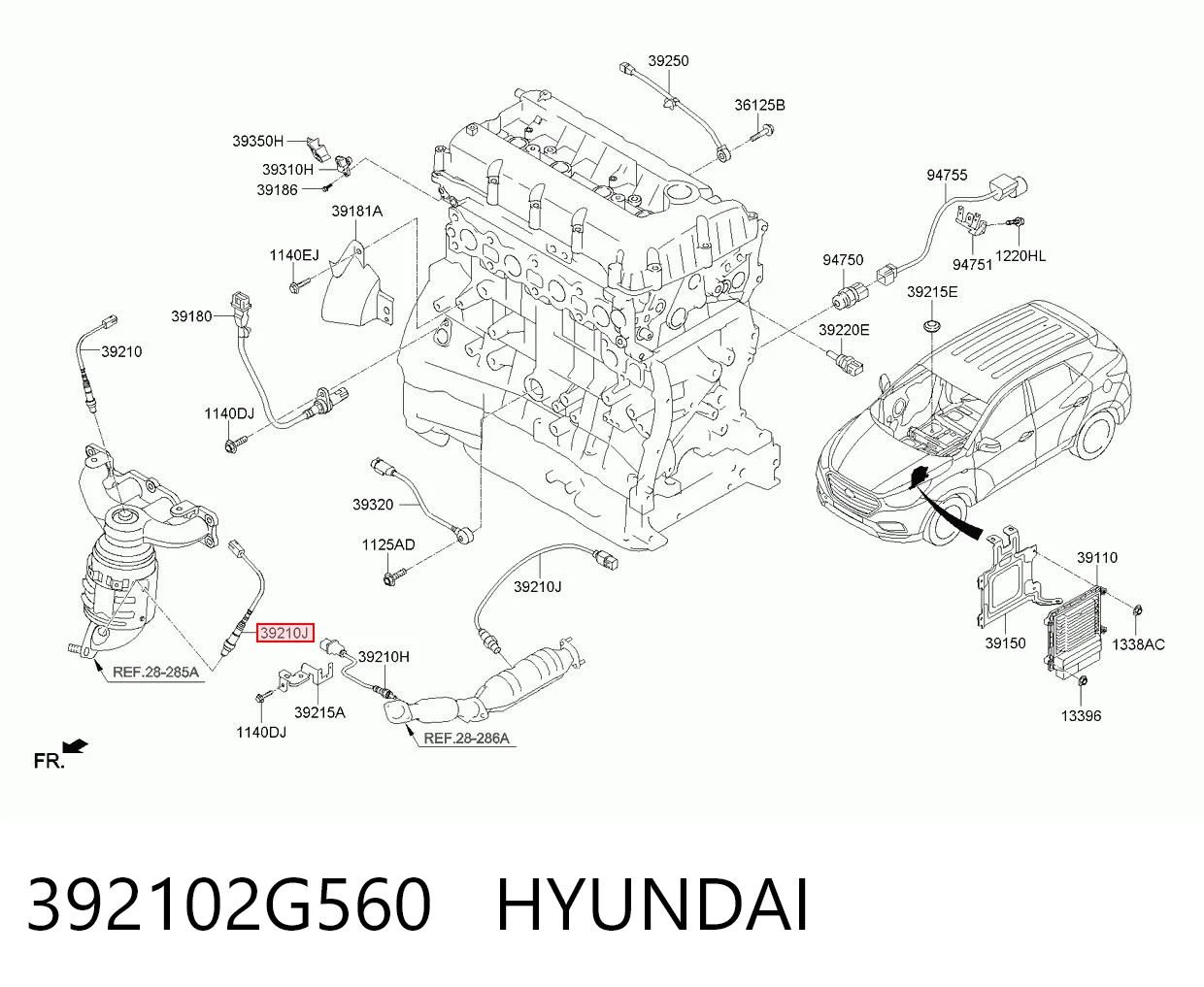 392102G560 Hyundai/Kia 