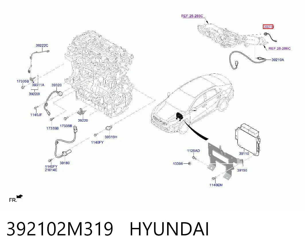 392102M319 Hyundai/Kia 