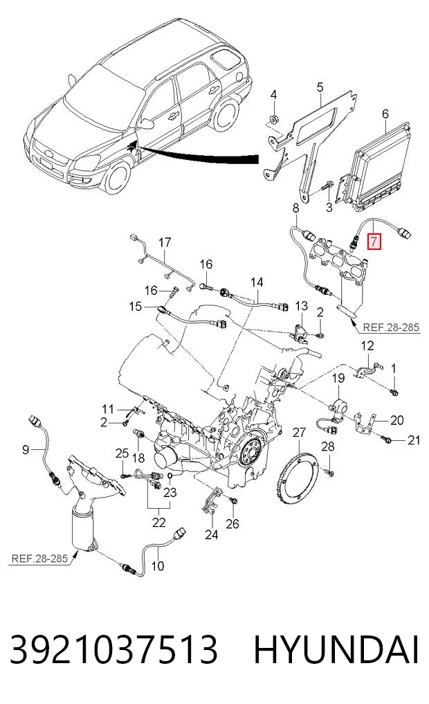 3921037513 Hyundai/Kia 