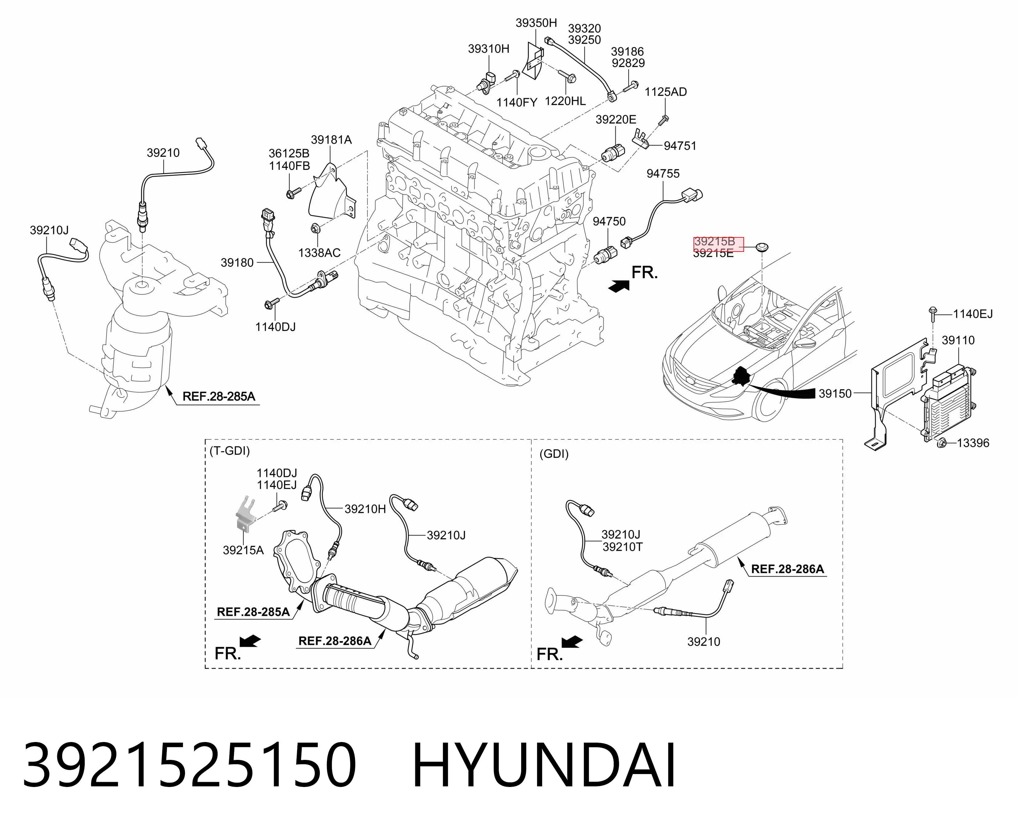 3921525150 Hyundai/Kia 