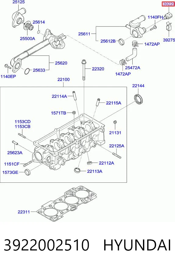 K50503OEM Korea (oem) Термовыключатель