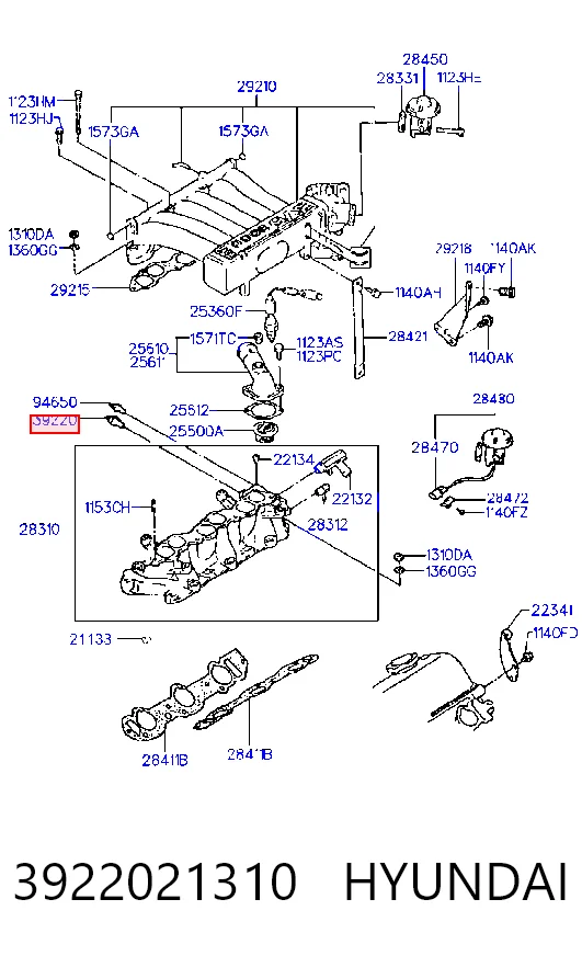 3922021310 Hyundai/Kia Термовыключатель
